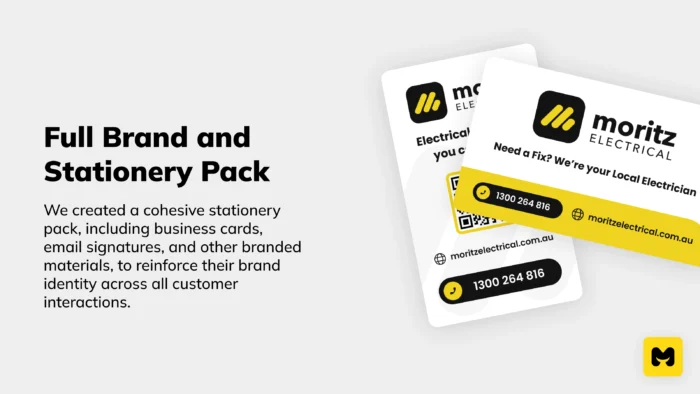 Full Brand and Stationery Pack Moritz Electrical