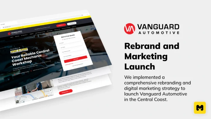 Rebrand and Marketing Launch Vanguard Automotive