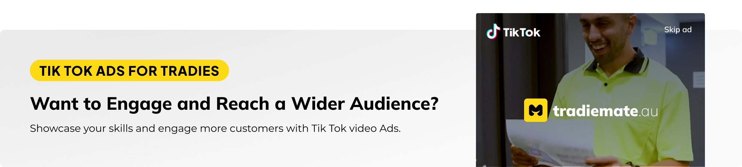 TikTok Ads For Tradies